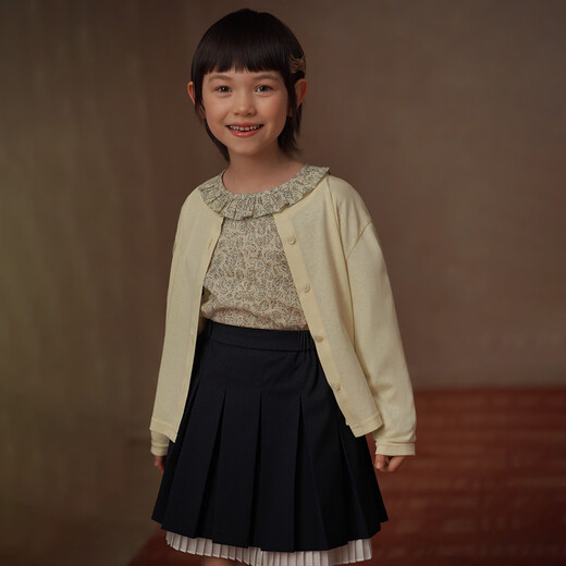 Haqi children's clothing spring and autumn children's casual tops Korean floral pastoral style long-sleeved shirt girls spring clothing 2026 new style floral 170