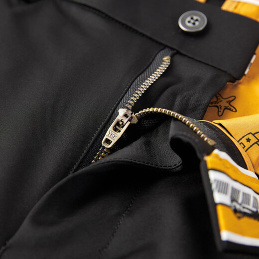 Woodpecker (TUCANO) casual pants men's mulberry silk business elastic slim versatile formal suit pants breathable long pants men's black 32