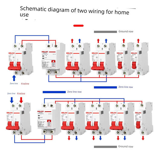 Delixi Dz47Sgor self-restoring overvoltage and undervoltage protector 40A circuit breaker 50A household air switch 220V 32A 1P+N