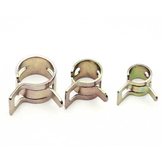 Travail féroce Brombille élastique CEinard en acier Couidre à ressort Pince en acier à main Pinche à main tuyau d'eau de tuyau d'huile 65 MANGANEAT ACTEUR CLAMP Q673B Diamètre de l'anneau intérieur 11 mm [20 pièces]