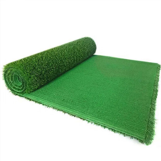 Simulated lawn carpet, artificial fake turf bedding, balcony kindergarten outdoor mat, plastic turf green space decoration, 1.5 cm tri-color grass, 1 meter wide, 6 meters long