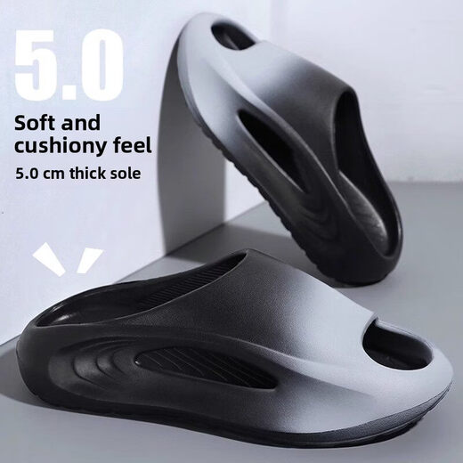 R.DUCKKIDS Little Yellow Duck Boys Slippers 2026 Summer New Children's Soft Bottom One-piece Slippers Large Children's Jacket Non-Slip Soft Bottom Black 36 Standard Sports Code