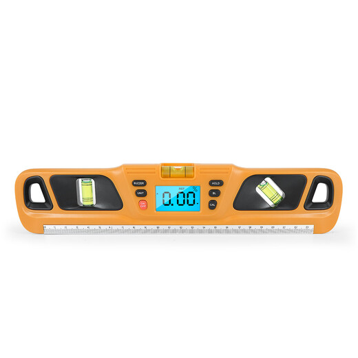 HW-200 Digital Level Angle Ruler Level Ruler Multifunctional Digital Level Angle Ruler Electronic Slope Meter Red