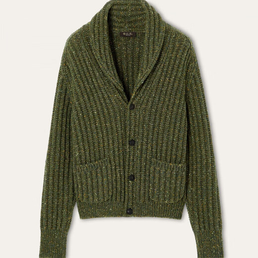 Loro Piana Nuoyou Piana LP men's knitted cardigan button sweater coat trendy jacket top 2026 new dark green 48