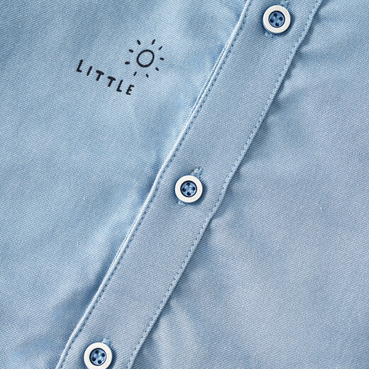 Tongtai (TONGTAI) baby boy shirt spring and autumn modal cotton boys' tops children's outing long-sleeved shirt jacket children's clothing denim blue 110