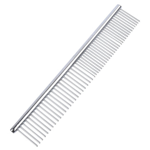 Tanizaki Pet Comb Stainless Steel Comb Cute Cats and Dogs Remove Floating Hair Comb Brush Hair Removal Comb Dog Hair Cleaner #Medium 19cm*3.4cm Universal for Cute Pets
