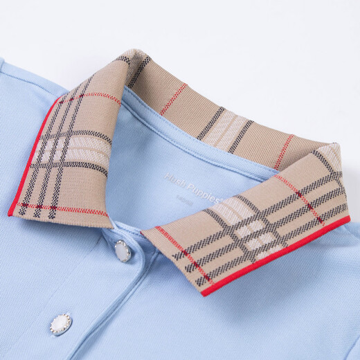 Hush Puppies children's clothing for girls and boys 2026 spring and summer new elegant college style classic style dress rain glaze blue 110 cm