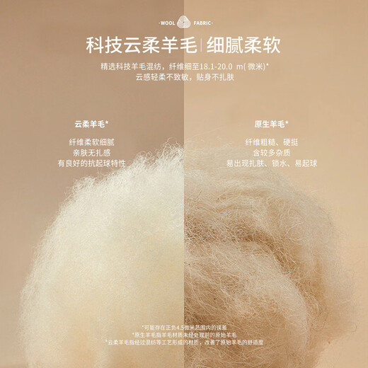 Hodo 100% sheep wool spring and autumn wool sweater for men, comfortable sweater, thin casual long-sleeved knitted T-shirt for men