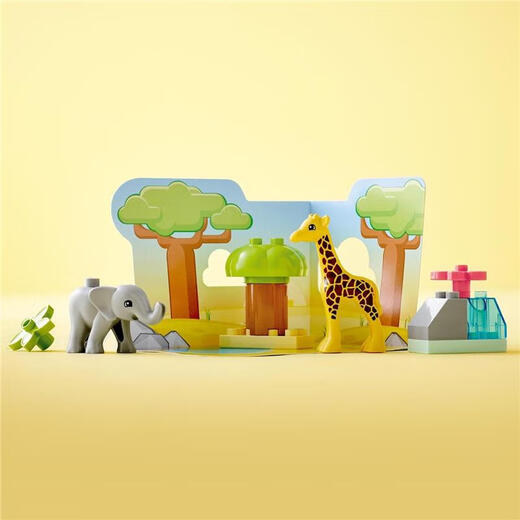 LEGO【JD物流 日本直邮】积木玩具 得宝大颗粒系列 早教益智 非洲动物 10971