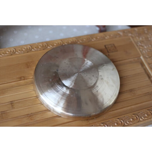 玄鹤乐器锣鼓 铜锣手锣 22厘米手锣 响铜小锣 送锣板 22cm 低音手锣