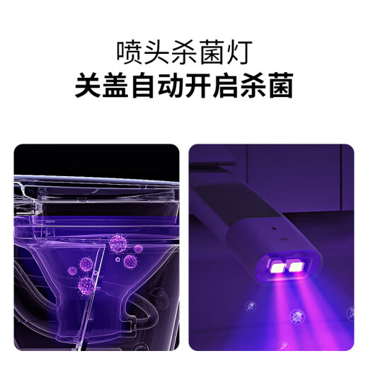 Arrtoto I logo inteligente todo en uno de un apartamento pequeño Flip automático UV Esterilización Voz de espuma de voz Inicio Insítico Smart Smart [CES869 Versión exclusiva-White] Flip automático 250/300/350/400 mm Mensaje de pedido de distancia de distancia