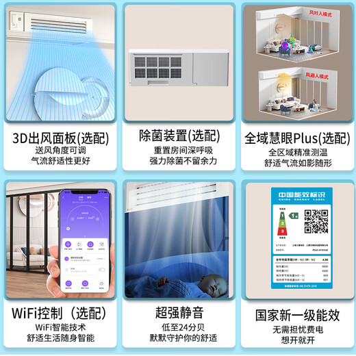 Mitsubishi Electric one-to-one shallow central air conditioner 1.5 HP variable frequency duct machine S series 1.5 HP PEAZ-SY35VA+ line control