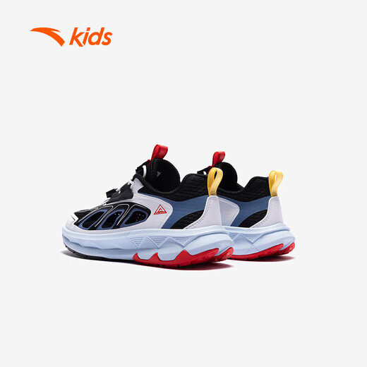 Anta Children's Sandals Baotou Frame Beach Shoes 26 Summer Mountain Hiking Outdoor Students Drawstring Anti-Slip Black/Anta White-1 29