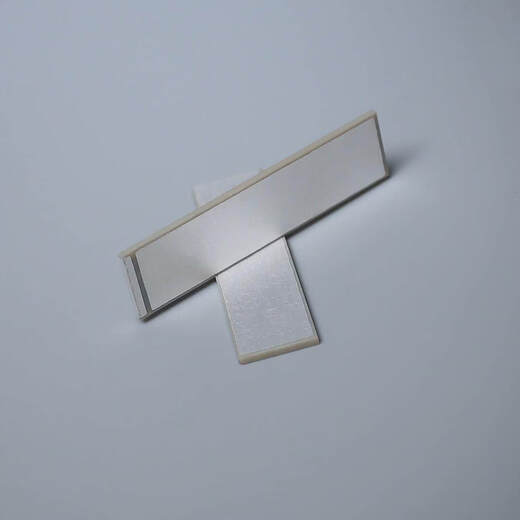 PZT piezoelectric ceramic sheet rectangular strip piezoelectric sheet ultrasonic transducer sensing sheet P5 P8 can be customized 60*30*0.5mm 5h curled electrode (positive and negative on the same side)