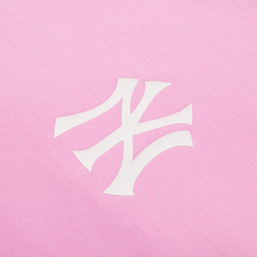 MLB official children's short-sleeved college style men's and women's summer children's retro t-shirt retro tops 7ATSB3563 New York Yankees/pink 160 80