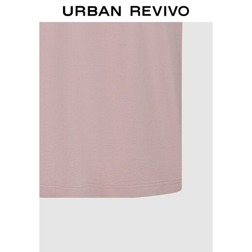 UR2026 Spring New Men's Casual Fun Puppy Print Cotton T-Shirt UUY460041 Gray Pink L