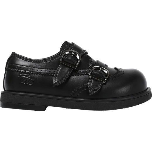 TEENMIX Children's Shoes 2026 New Spring and Autumn Children's Leather Shoes for Boys and Girls Black Small Leather Shoes Soft Sole Girls' Student Princess Shoes Black 30