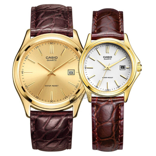 Casio (CASIO) watch couple watches, simple pair of steel belt watches, MTP-1183Q-9A_LTP-1183Q-7A