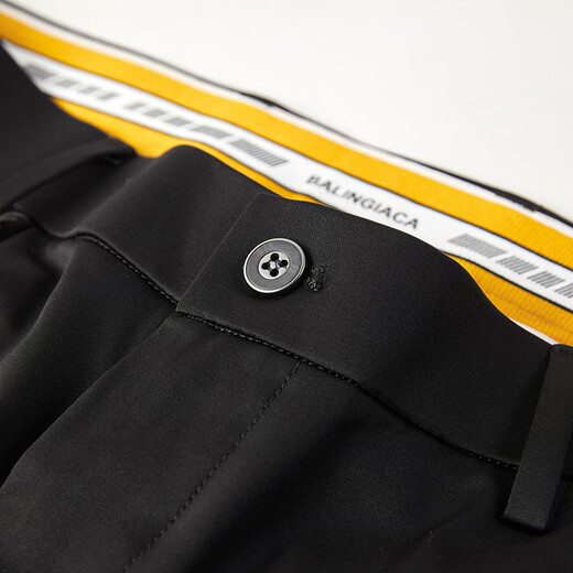 Woodpecker (TUCANO) casual pants men's mulberry silk business elastic slim versatile formal suit pants breathable long pants men's black 32