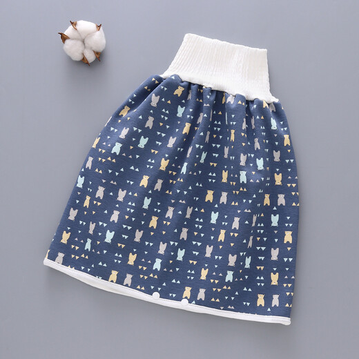 Phelladuo Baby Harnrock wasserdichte Leckage-Sicht-Windeln Training Hosen Baby Kinder Nacht Urinartifakt Baumwolle können Windeln Taschen mit hoher Taille-Windel-Unterwasser-Welt m (0-4 Jahre alt) waschen