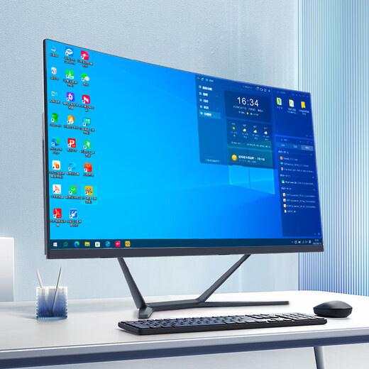 Bangsuo curved screen 24/27-inch all-in-one computer Core i5i7 Ruilong independent display high-end League of Legends game office home desktop complete set 99 new and second-hand black curved screen 21 27 inches丨Core i5 12400F丨Graphics card 8G