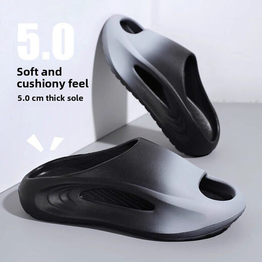 R.DUCKKIDS Little Yellow Duck Boys Slippers 2026 Summer New Children's Soft Bottom One-piece Slippers Large Children's Jacket Non-Slip Soft Bottom Black 36 Standard Sports Code