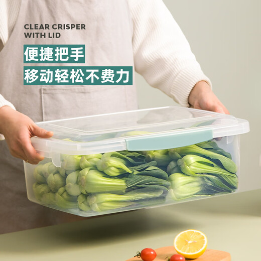 Xitianlong plastic crisper sealed snack fruit dry goods storage box refrigerator storage and organization box large capacity 12L