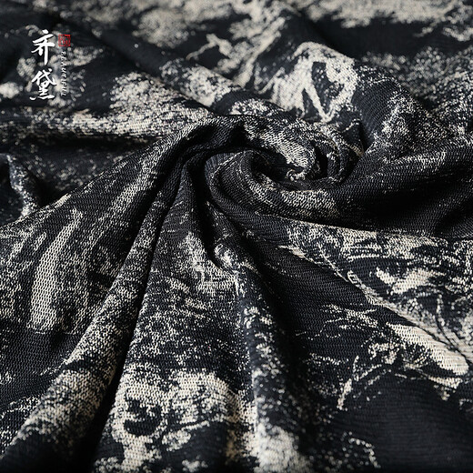 QUEDIT silk mesh top 2026 spring and summer new V-neck elegant temperament commuter mid-sleeve slim fit mother's wear ink rhyme / 100% double layer silk L Recommended 110Jin Jin is equal to within 0.5 kg