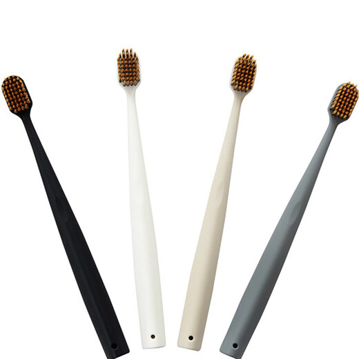 UPURITY Ultra Comfortable Wide Head Six-Column 48-hole Soft Bristle Toothbrush Independent Package 4 Pack