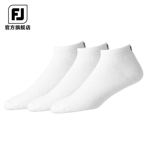 FootJoy golf socks FJ ComfortSof men's socks FJ boat socks short socks ankle socks golf sports socks 15276-Black (three pairs) single size