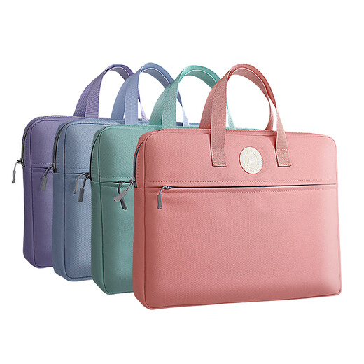 Jianteng Student Storage File Pack Minete de gran capacidad Multi-capa Impermeabiliza la cremallera de trabajo en espesado Bolsa 1 paquete [púrpura] 9201 Protección del medio ambiente 380*300*40 mm