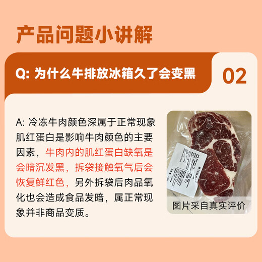 Xianjingcai Brazilian Eye and Sirloin Steak Combo 3.6Jin Jin is equal to 0.5kg (10 pieces) Fitness Reduced Fat Beef True Original Cut