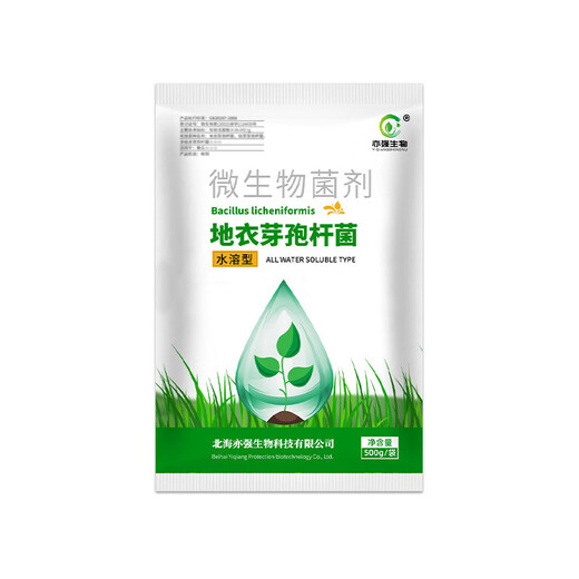 Yong Huan Water-Soluble Bacillus Licheniformis Soil Fertilizer Fertilizer Effective Microbial Bacteria Planting Repeated Crop Dissolving Bacteria Fully Water-soluble 500g/pack*5 packs