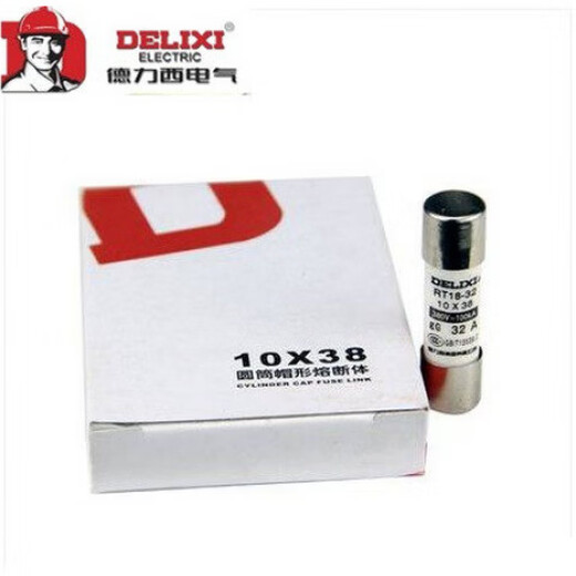 Delixi fuse fuse RT14 (RT18) RO15 10X38 melt range 2-32A 10*38mm_8A
