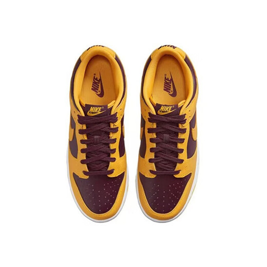 
Nike (NIKE) DUNK LOW men's low-top sports and casual skateboard shoes DQ7683 Yellow wine and red DD1391-702 40