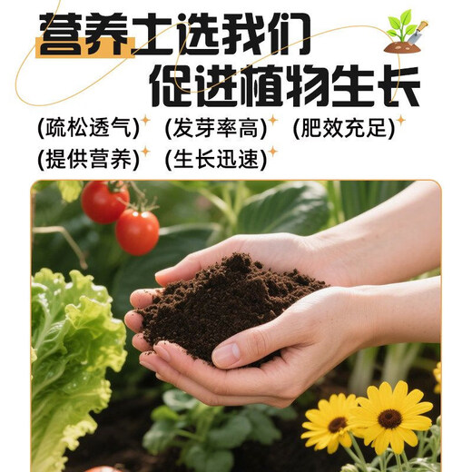 Universal soil nutrient soil 100 Jin Jin is equal to 0.5 kg. General special flower soil for growing vegetables and flowers. Loose and breathable soil for seedlings. 100 Jin Jin is equal to 0.5 kg. Universal organic nutrient soil Jin Jin is equal to 0.5 kg. Full compensation for damage. No odor. No insect eggs.