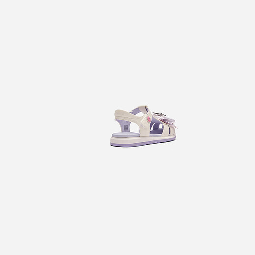 BALABALA Kulomi IP mall same style BALABALA children's casual shoes girls 2026 summer new fashion sandals white and purple tone 00317 26 (foot length 15.8-16.2/inner length 16.9)