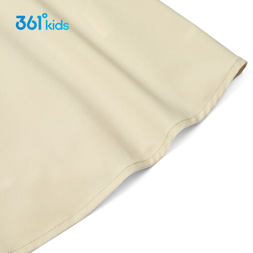 361 Children's clothing girls dress woven suspender skirt 2026 summer new style breathable skirt for middle and large children oatmeal color 160