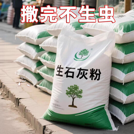 Jingxi Vegetable Special Quicklime Powder Soil Vegetable Land Insect Control Improve Soil Height Quicklime Sprinkle Insect-Free Quicklime Powder 2OJin Jin is equal to 0.5 kg