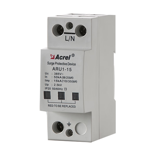 Ankerui ARU2-40/385/3P+N-S secondary lightning arrester SPD surge protector with remote signaling contact ARU2-60/385/3P+N