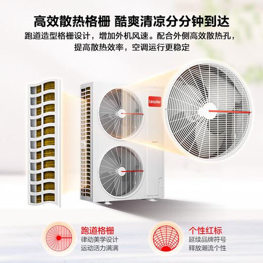Haier 20% off when ordering, available nationwide. Central air conditioner produced by Zhijia. One-to-four, one-to-three, full DC frequency conversion, first-class energy efficiency, intelligent IoT self-cleaning leader Yuanqi 5 HP, one-to-four, three rooms and one living room 110