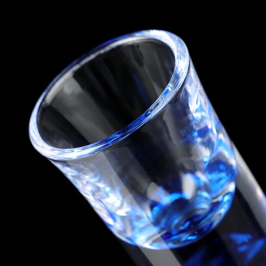 Baijie blue iceberg crystal white wine cup Chinese-style home with scale wine divider small wine glass spirit cup 1 pot 2 cups