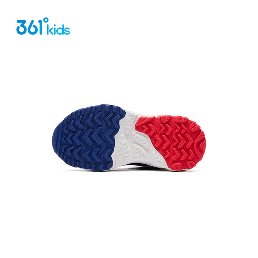 361 Shopping mall same style children's shoes, boys' plus velvet warm cotton shoes, 2024 winter new two-cotton sports shoes, style 4, light blue/feather white 32