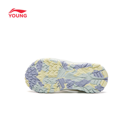 Li Ning (LI-NING) children's shoes, children's sandals, girls' trekking KIDS reflective shock-absorbing rebound lightweight casual shoes 28YKUW008-6
