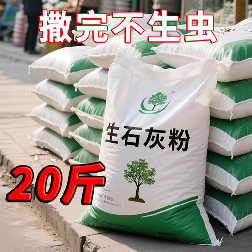 Jingxi Vegetable Special Quicklime Powder Soil Vegetable Land Insect Control Improve Soil Height Quicklime Sprinkle Insect-Free Quicklime Powder 2OJin Jin is equal to 0.5 kg