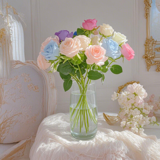 Yaowanxi single artificial flower wedding arrangement flower wall waterfall decoration scene artificial artificial flower bouquet wholesale three-headed sunflower