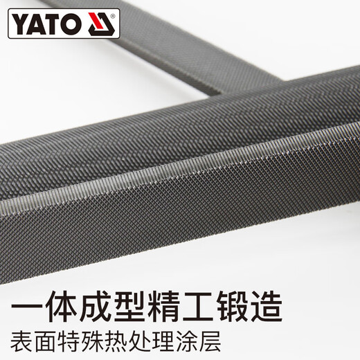 YATO fitter file metal skeleton grinding tool woodworking rubbing middle tooth triangular semicircular triangular steel file middle tooth round file 12' (300mm) YT-6194