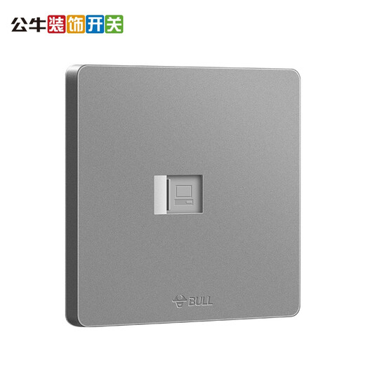 Bull Socket Panel de red pared pared de pared oculta 86 Socket de cable de red Socket Single Port Compuket Panel de red G12 Socket (sin función inalámbrica WiFi)