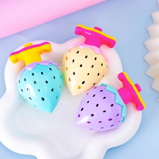 
Timini Glowing Gyro Children's Creative Toys Kindergarten Small Gifts Primary School Students Small Gifts Rewards Street Stand Glowing Strawberry Gyro 2
