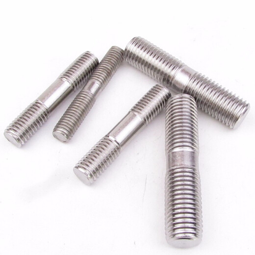Jishuo SUS304 stainless steel stud bolt GB901 stud knock bolt 304 stud screw M8 M24 M20*100